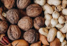 건강한 대장을 위한 건강한 먹거리 brown and beige nut lot