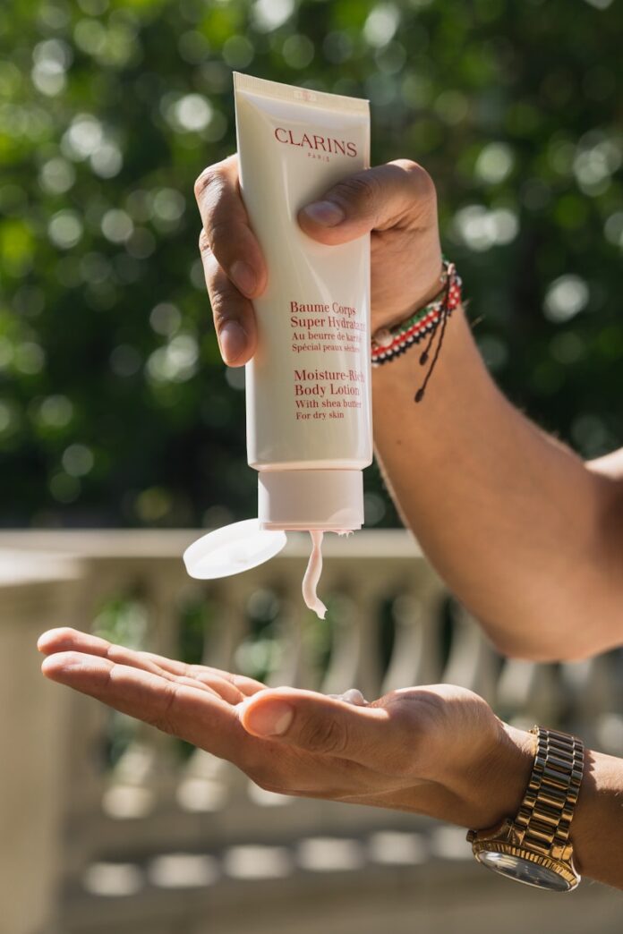 Photo by Collins Lesulie Clarins cream soft-tube