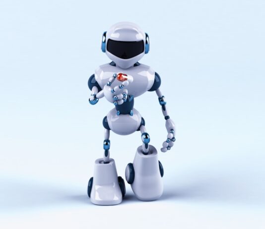 AI 기반 건강 관리, 미래 의료의 새로운 패러다임 열다 a robot that is standing on one foot