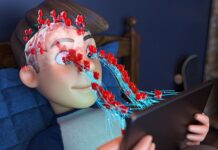 AI 기반 건강 관리, 개인 맞춤형 헬스케어의 새 시대 연다 a person laying in a bed with a tablet